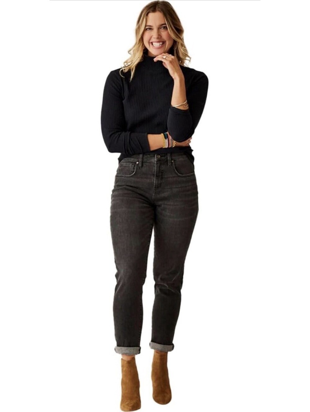 Carve Designs Women's Carson Hi Rise Jean Size 12 Washed Black